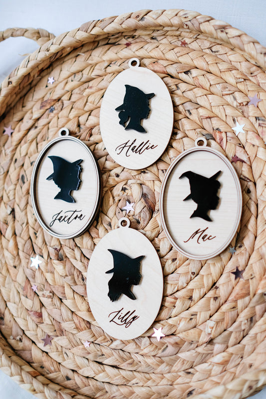 Spooky Silhouette Keychain