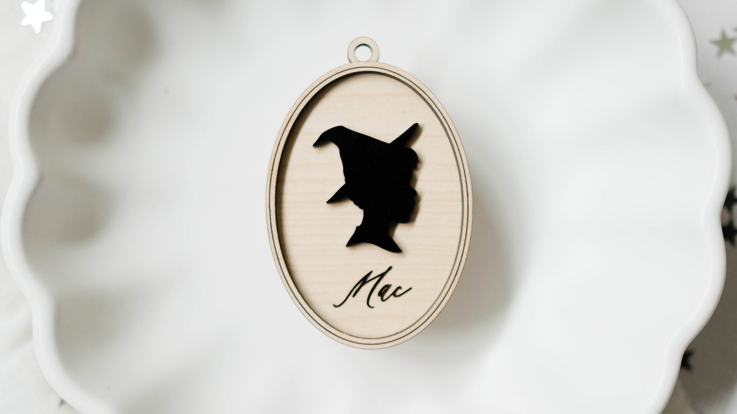 Spooky Silhouette Keychain