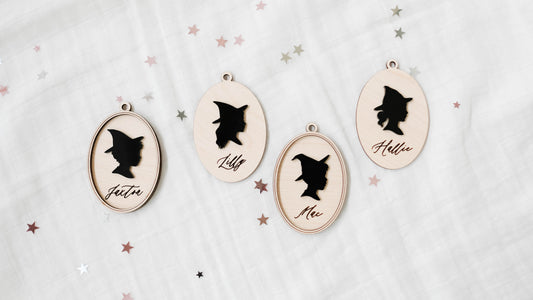 Spooky Silhouette Keychain