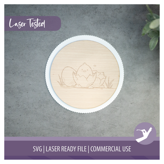 SVG Easter Eggs Laser Design